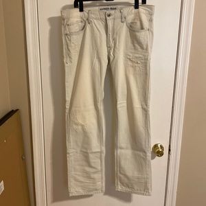 Express Rocco Slim Fit Straight Leg Denim Jeans Size 34x32